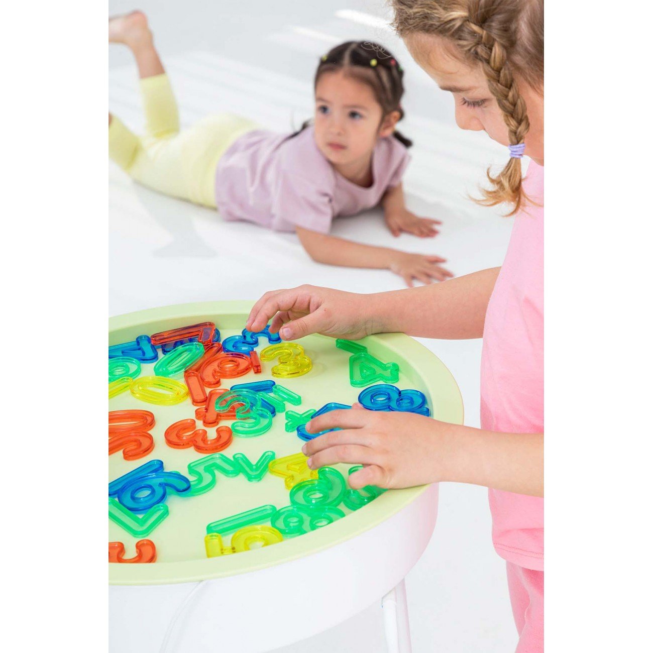 Amaya - Amaya - Transparante gekleurde cijfers 48 st - Playlaan