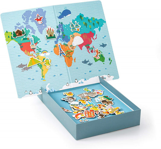 Apli Kids - Apli Kids - Magnetisch Wereldkaart spel - Playlaan