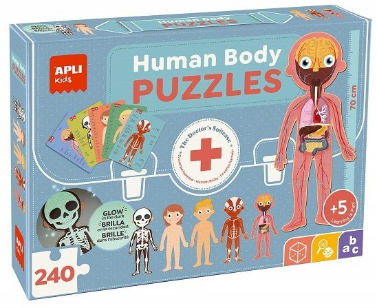 Apli Kids - Apli Kids - Menselijk Lichaam Puzzel 240 stuks - Playlaan