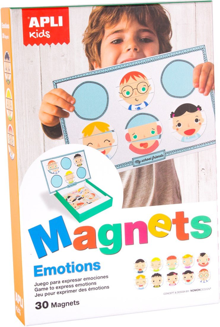 Apli Kids - Emoties Magneetkaart Spel 30st - Playlaan