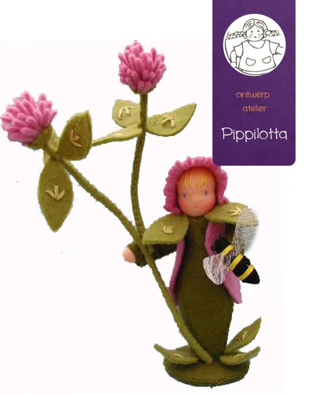 Atelier Pippilotta - Atelier Pippilotta - Bloemenkind Klaver - DIY Knutselpakket - Playlaan