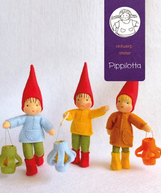 Atelier Pippilotta - Atelier Pippilotta - Drie Kabouterlichtjes - Knutselpakket - Playlaan
