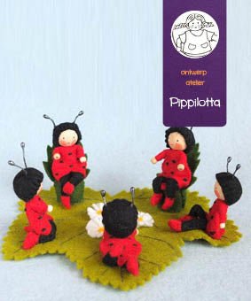 Atelier Pippilotta - Atelier Pippilotta - Lieveheersbeestjes feestje - Knutselpakket - Playlaan