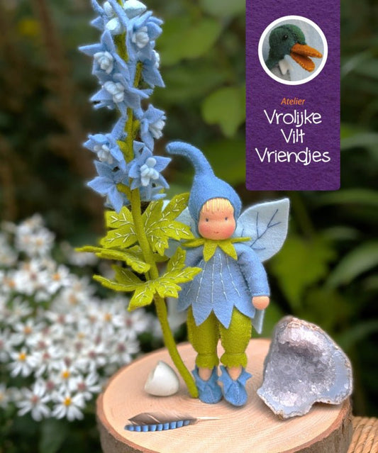 Atelier Pippilotta - Atelier Pippilotta - Ridderspoor - Knutselpakket - Playlaan