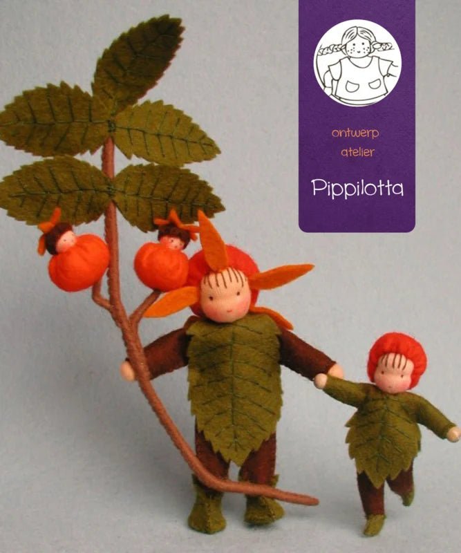 Atelier Pippilotta - Atelier Pippilotta - Rozenbottel bloemenkinderen - Knutselpakket - Playlaan