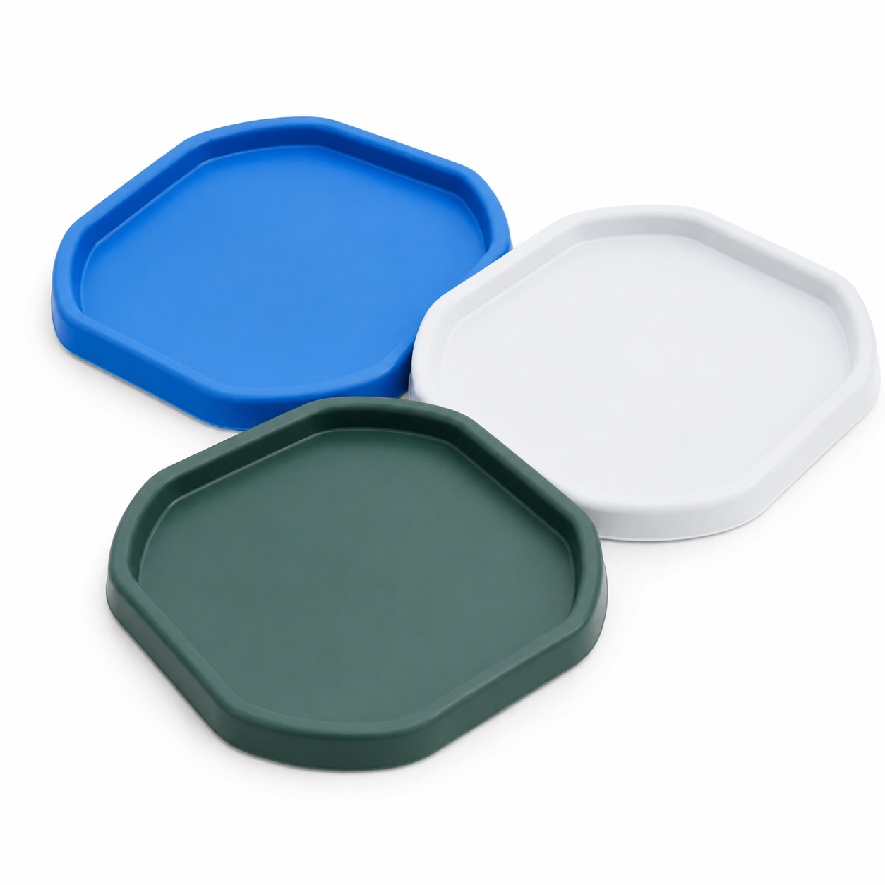 Tuff Tray set (96cm) - Bosgroen, Zeebaluw en Arcticwit (3st)