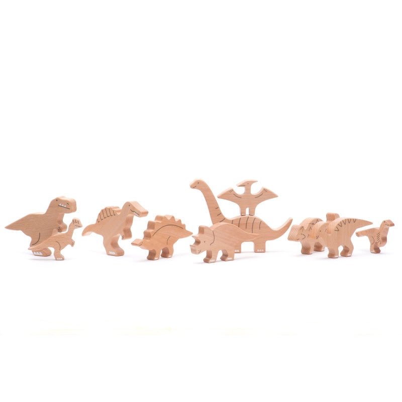 Bajo - Bajo - Dinosaurussen houten figuren 10st - Playlaan