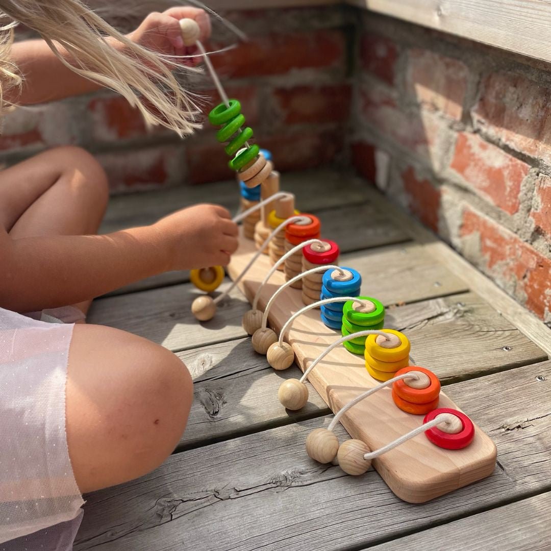 Bajo - Bajo - Houten telraam met touwtjes - Playlaan