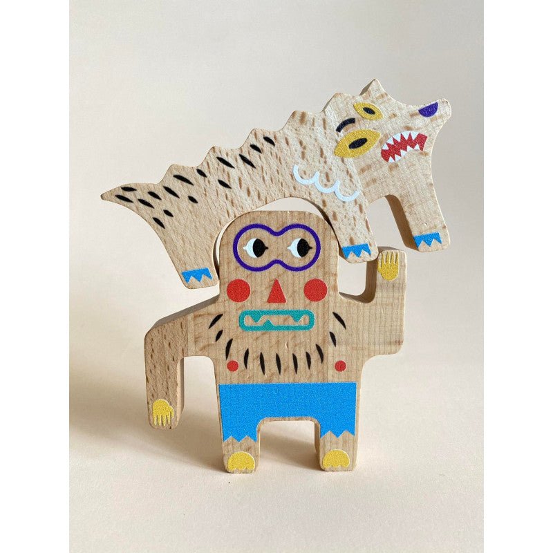 Bajo - Bajo - Vriendelijke monsters - Puzzel en figuren 12st - Playlaan