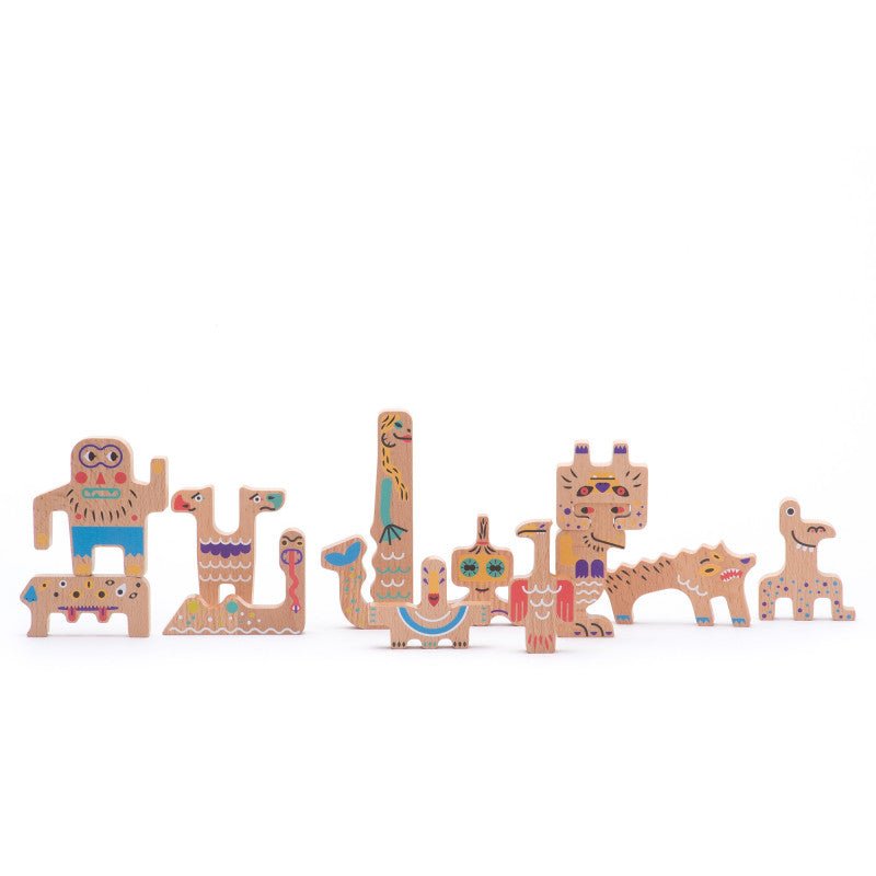 Bajo - Bajo - Vriendelijke monsters - Puzzel en figuren 12st - Playlaan