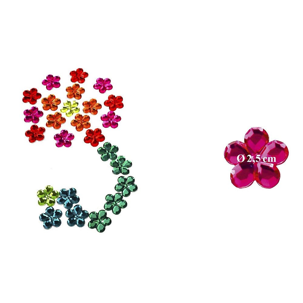 Bauspiel - Bauspiel - Flower Sparkling Stones 60st - Playlaan