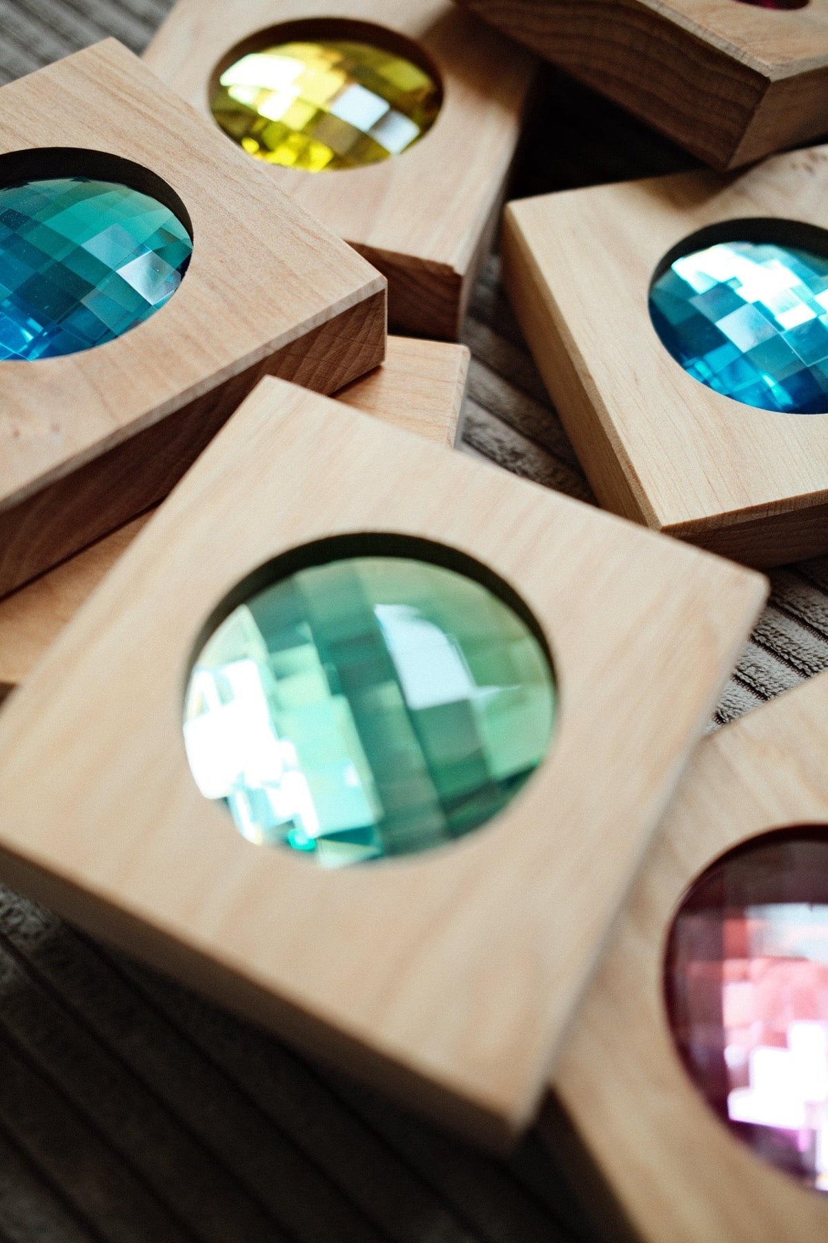 Bauspiel - Bauspiel - Gigantische glitterblokken – 8 stuks - Playlaan