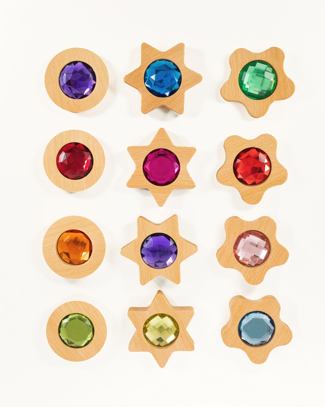 Bauspiel - Bauspiel - Speelmunten met fonkelende steentjes – 12 stuks - Playlaan