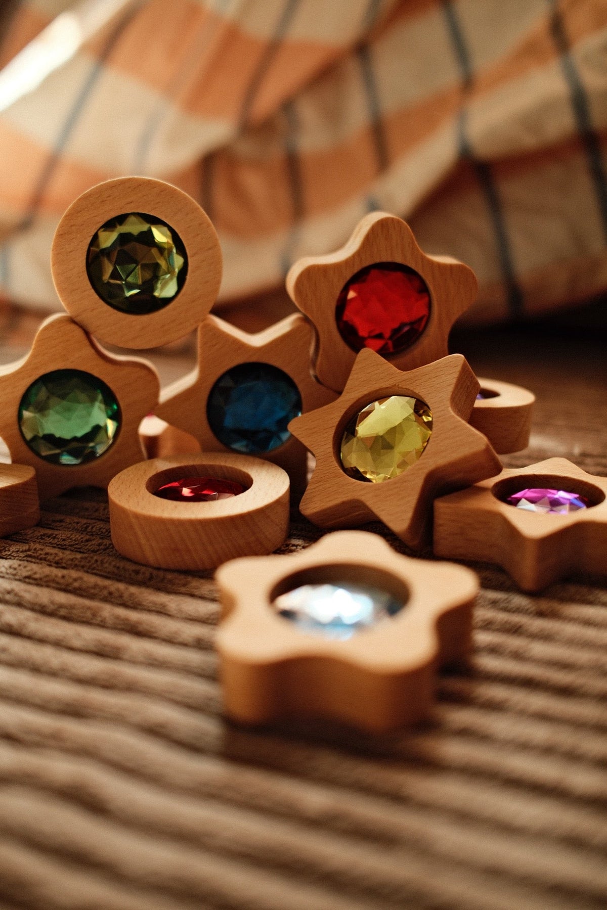 Bauspiel - Bauspiel - Speelmunten met fonkelende steentjes – 8 stuks - Playlaan