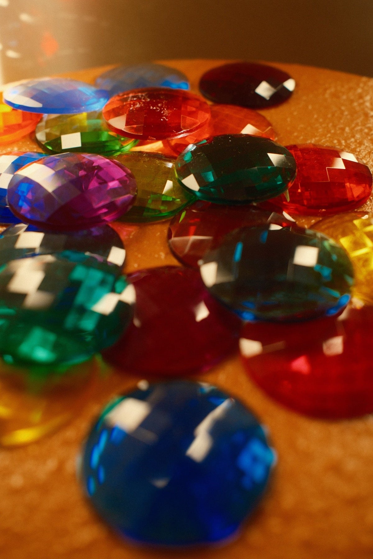 Bauspiel - Bauspiel - Transparante, fonkelende stenen groot 24 stuks - Playlaan