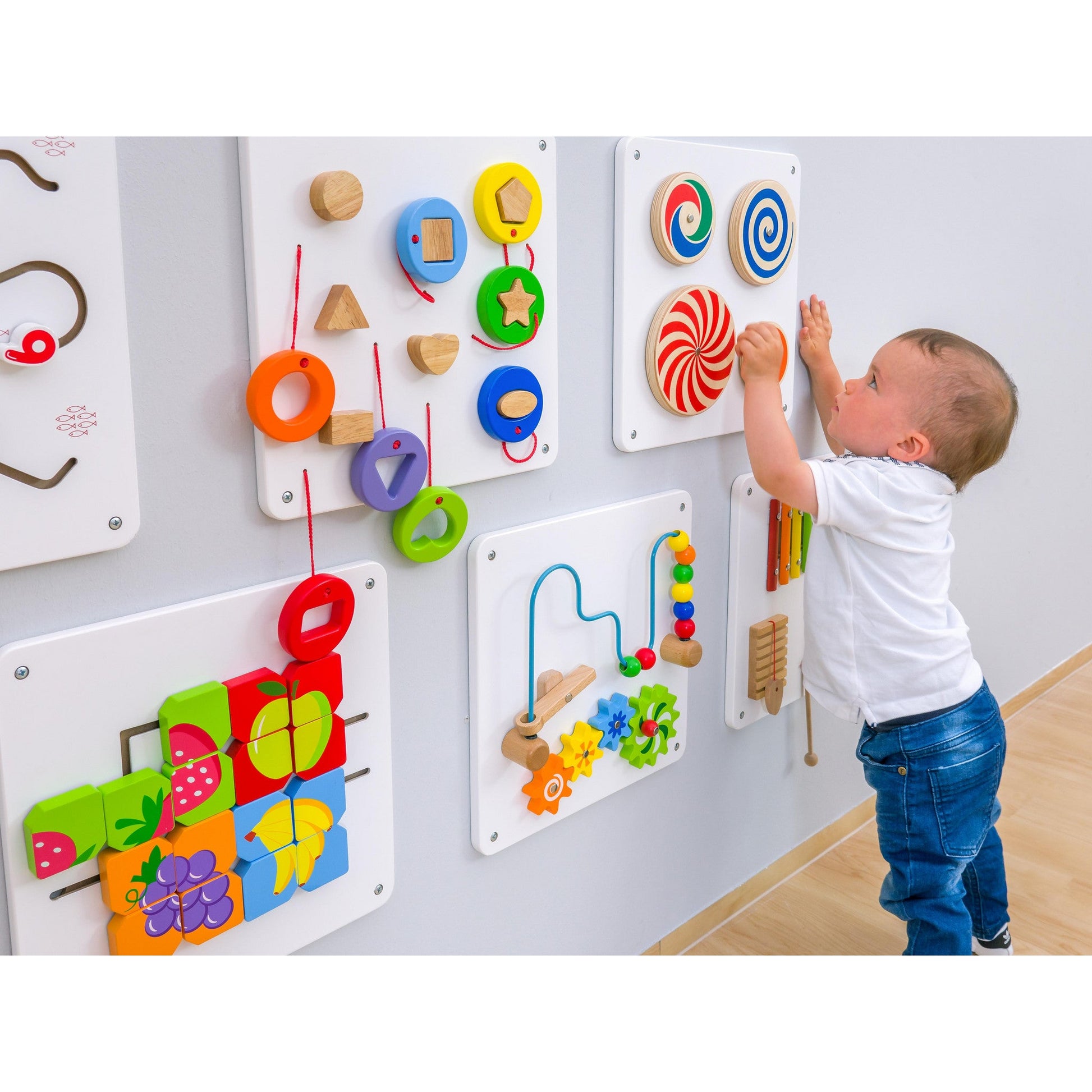 Betzold - Betzold - Activiteiten Wandspellen – set van 6 - Playlaan