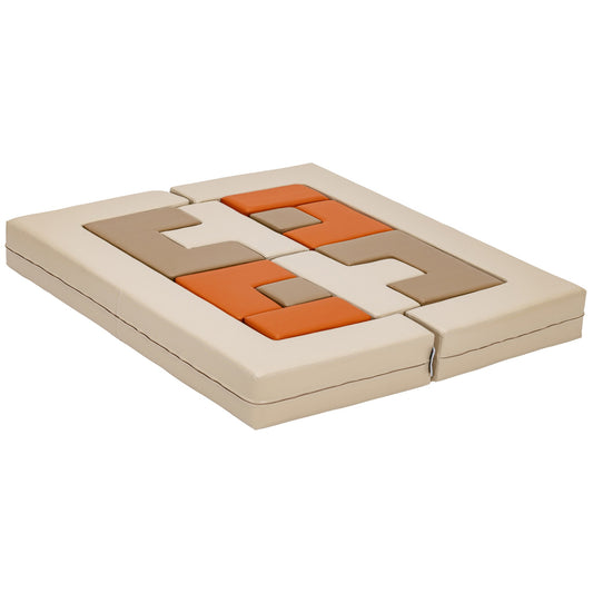 Betzold - Betzold - Combinatie-puzzelset Soft Play - beige/oranje - Playlaan