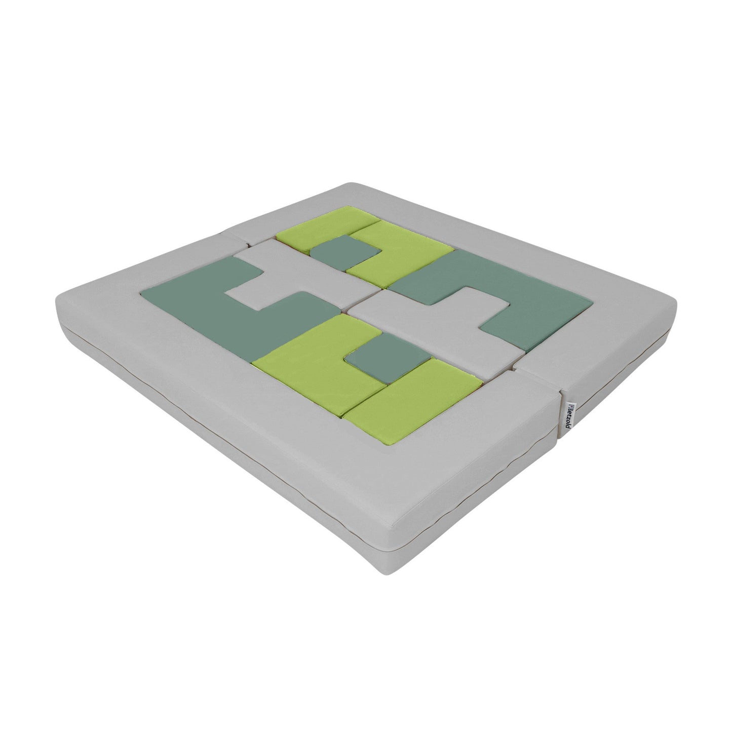Betzold - Betzold - Combinatie-puzzelset Soft Play - groen/grijs - Playlaan