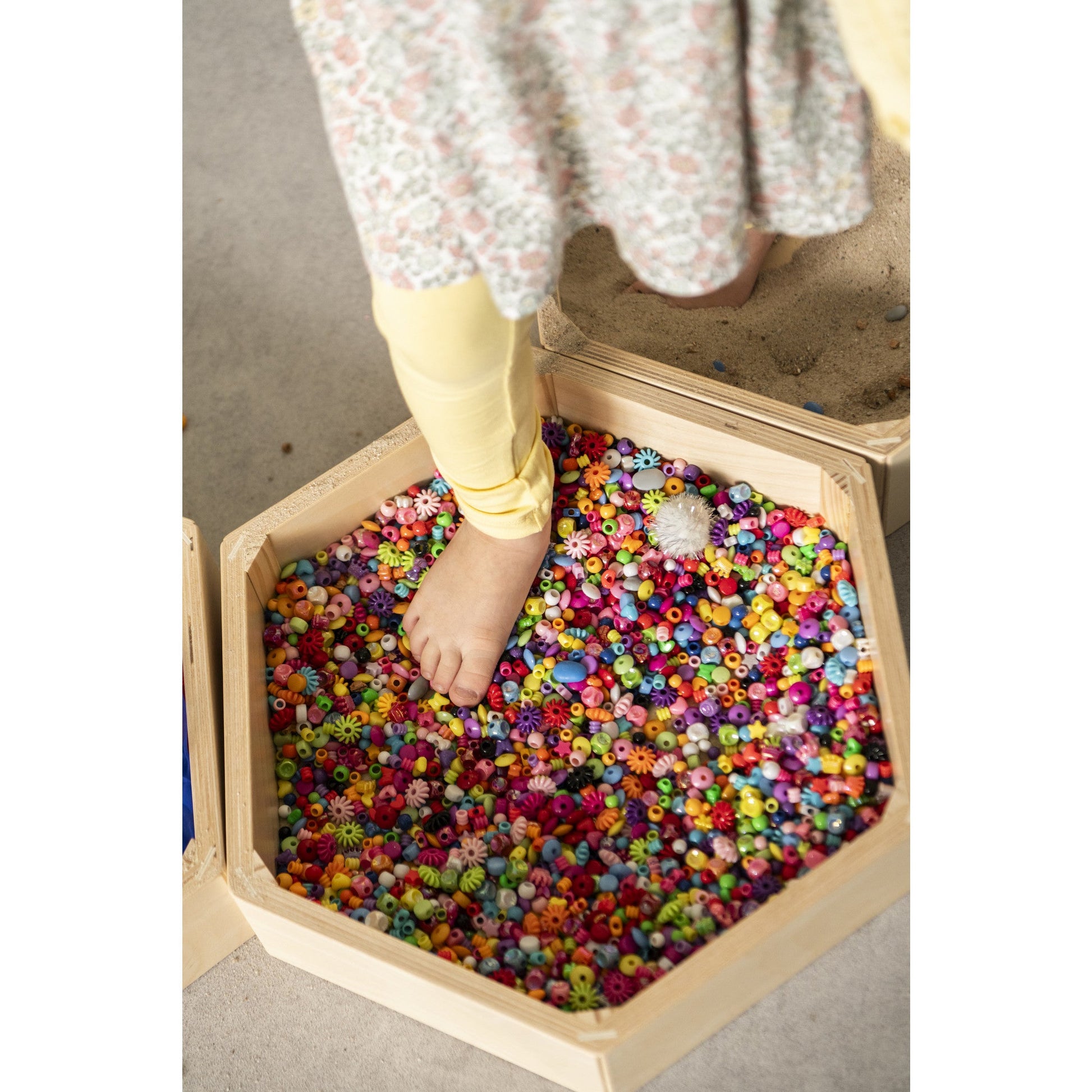 Betzold - Betzold - Houten blotevoeteneilanden – set van 4 - Playlaan