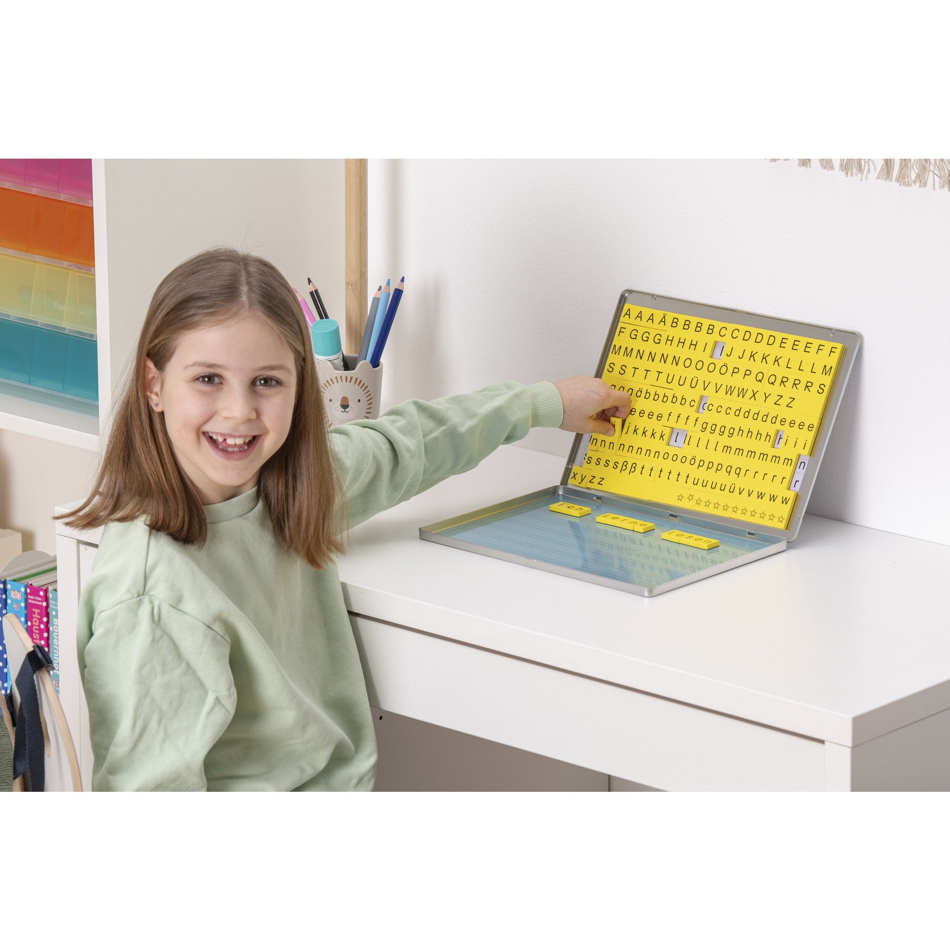 Betzold - Betzold - Magnetische Letterset in Opbergdoos - Playlaan