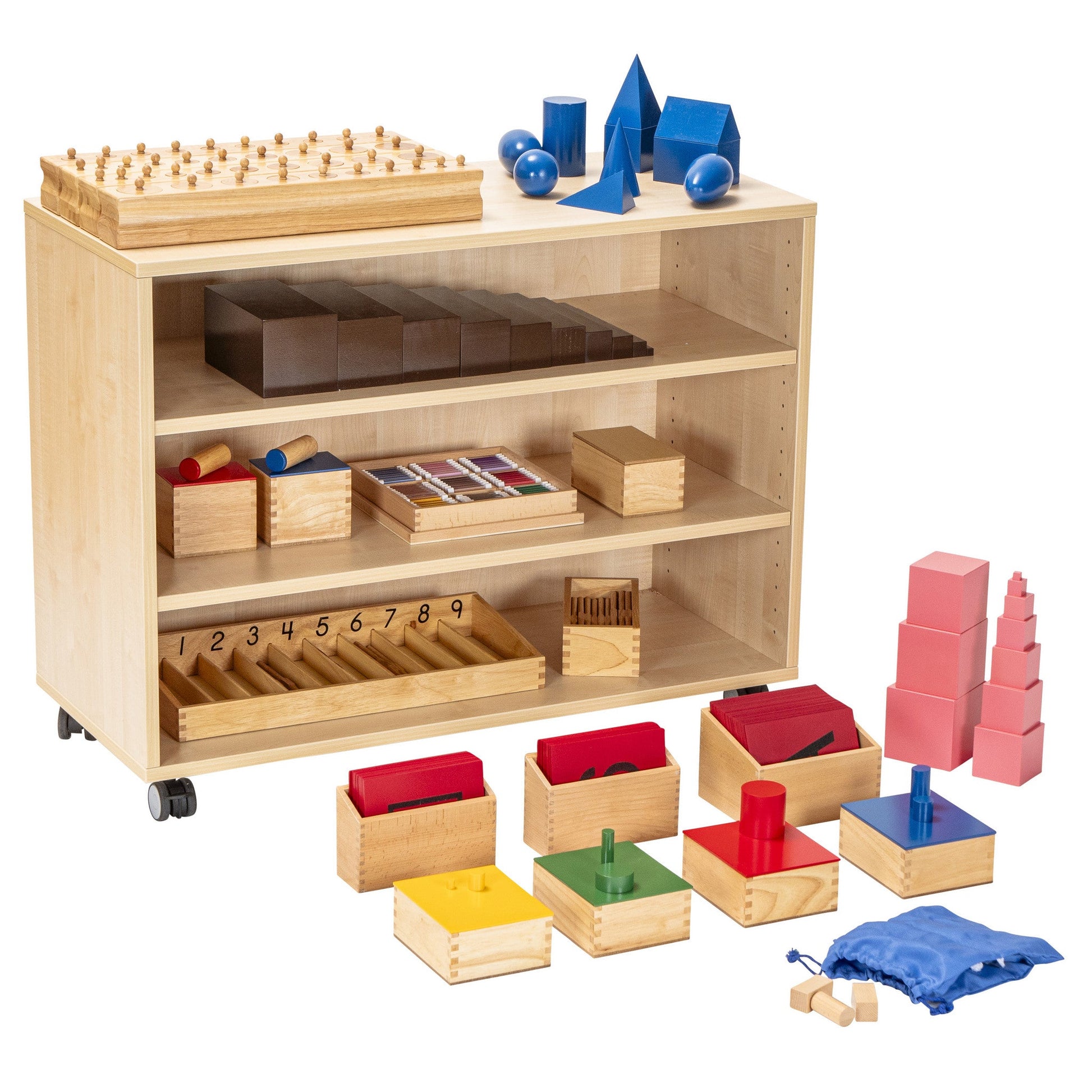 Betzold - Betzold - Montessori kast inclusief 13 materialen - Playlaan