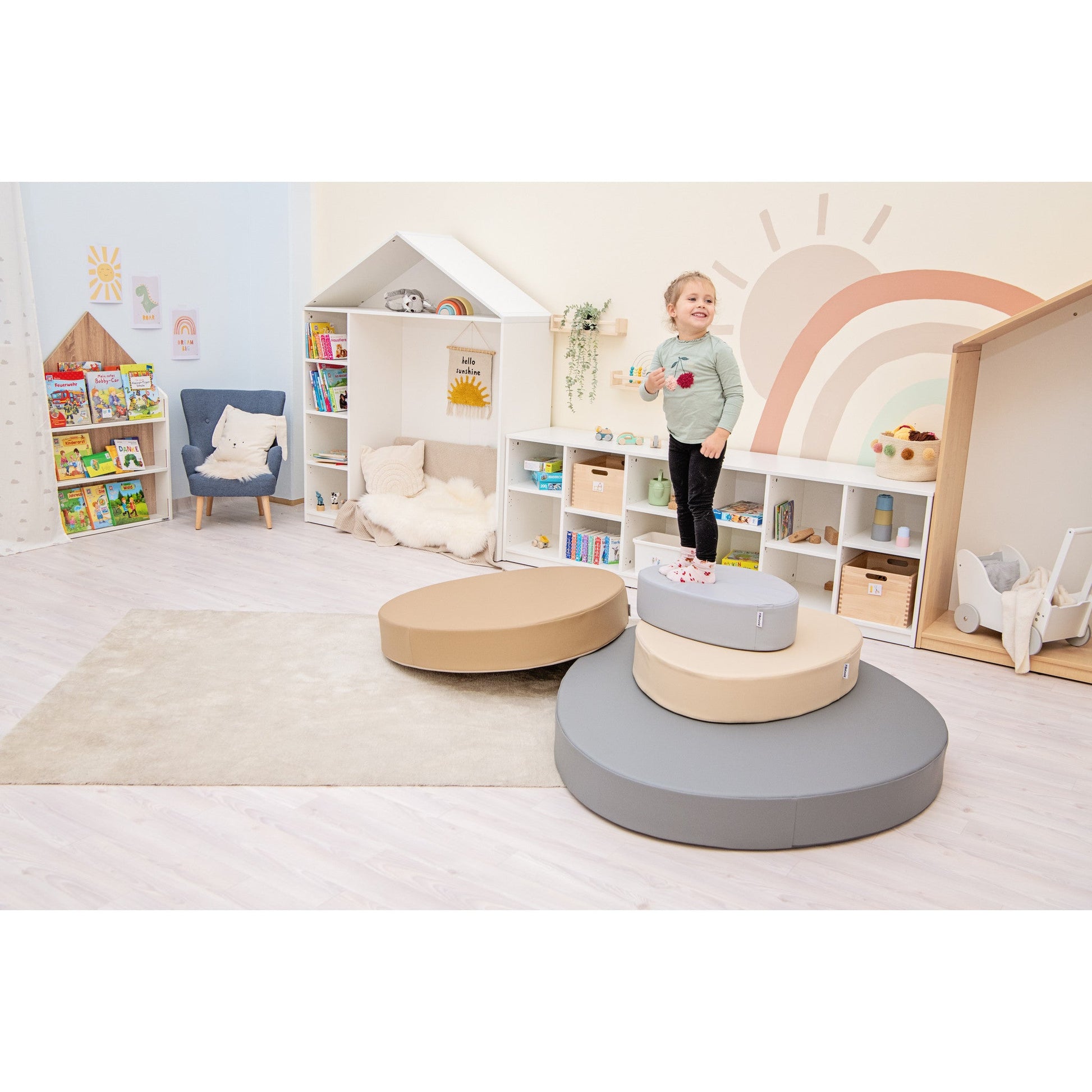 Betzold - Betzold - Soft play kiezels speelset 4-delig - Playlaan