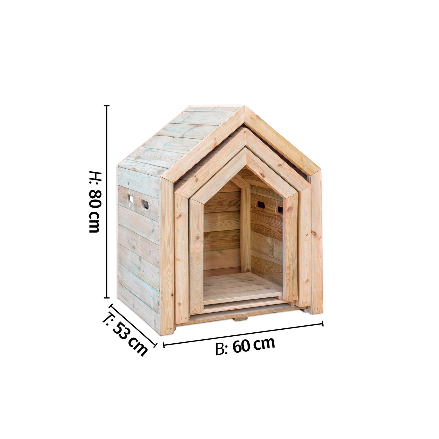 Betzold - Betzold - Speelhuisjes voor buiten – set van 3 - Playlaan