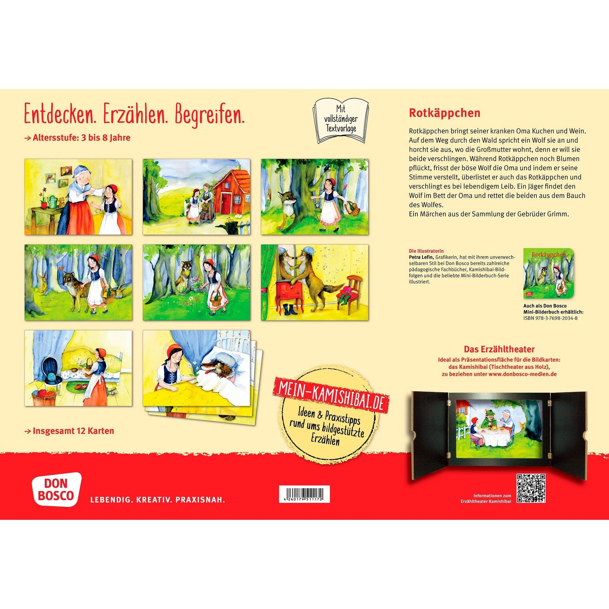Betzold - Betzold - Vertelplaten Roodkapje voor Kamishibai Verteltheater - Playlaan