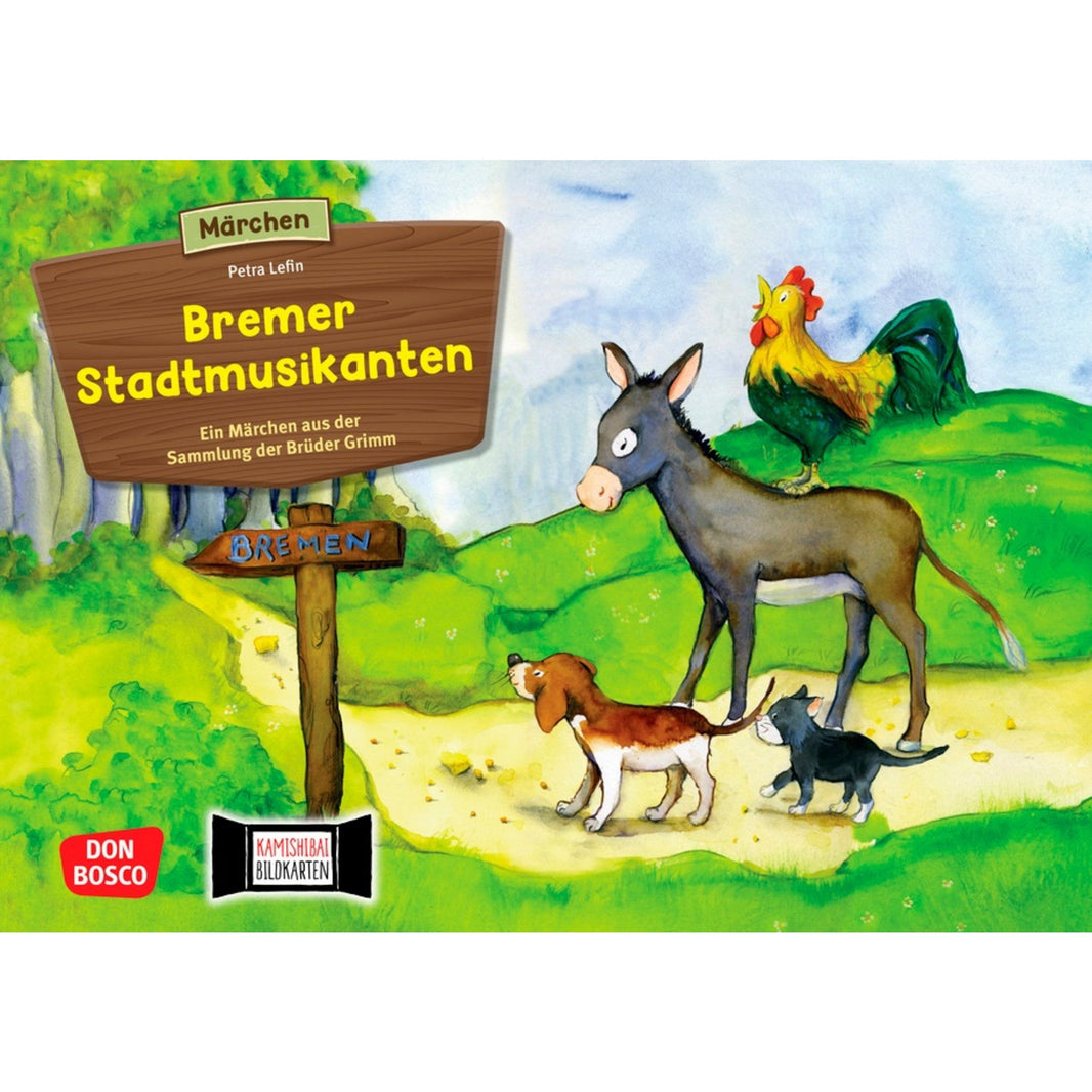 Betzold - Betzold - Vertelplaten Stadmuziekanten voor Kamishibai Verteltheater - Playlaan