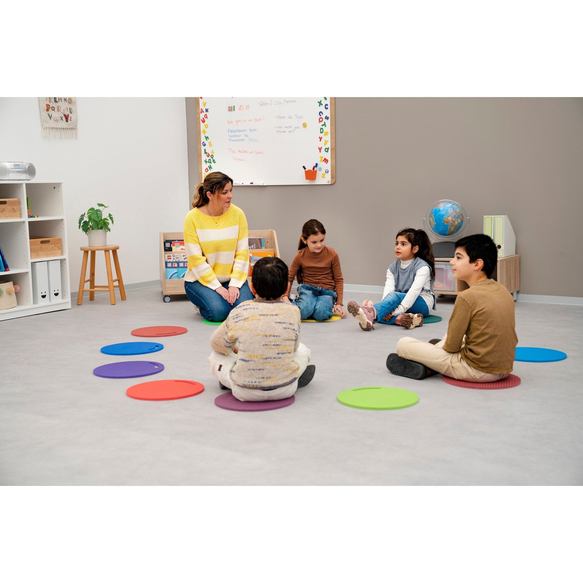 Betzold - Betzold - Zitmatten Regenboog – set van 12 - Playlaan