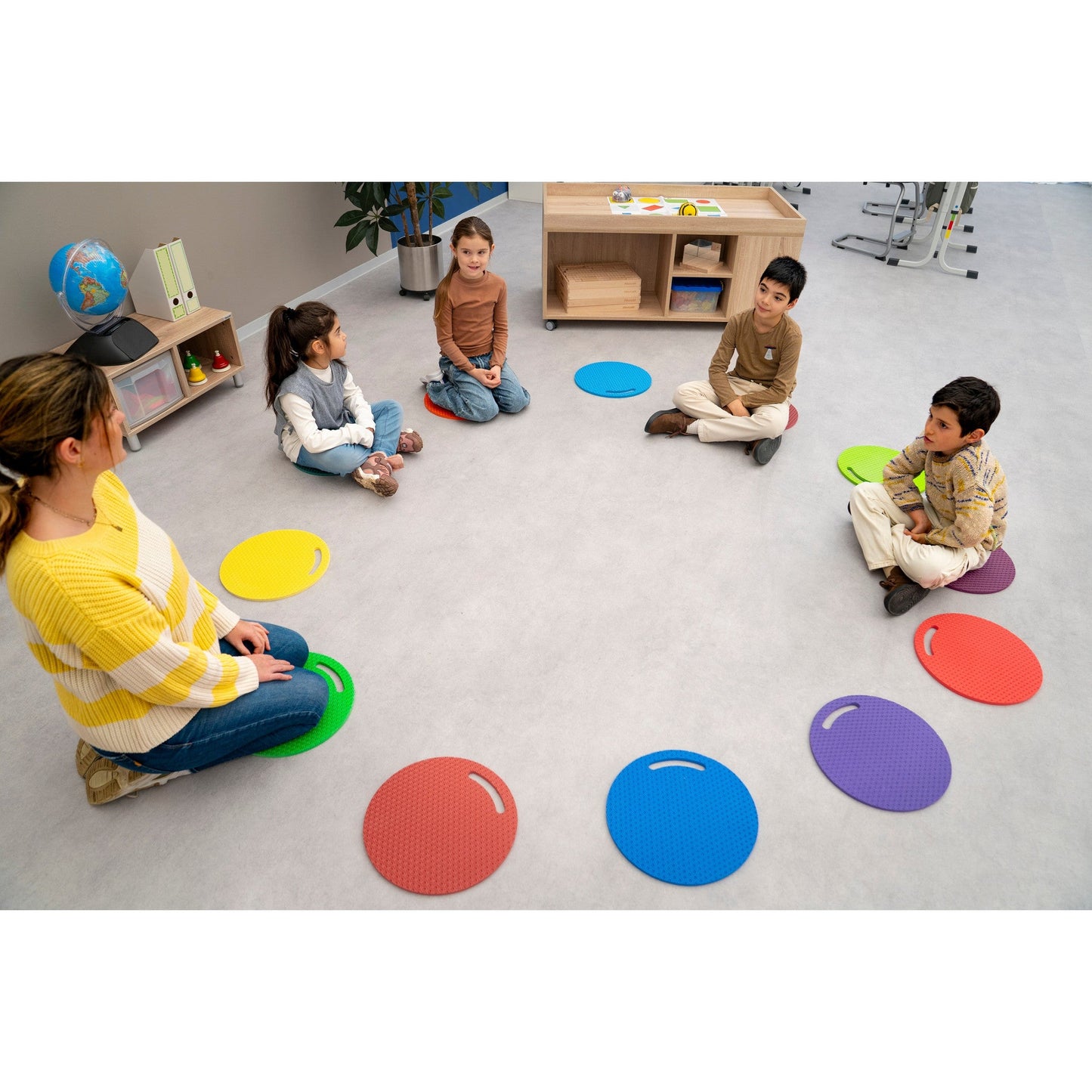 Betzold - Betzold - Zitmatten Regenboog – set van 12 - Playlaan