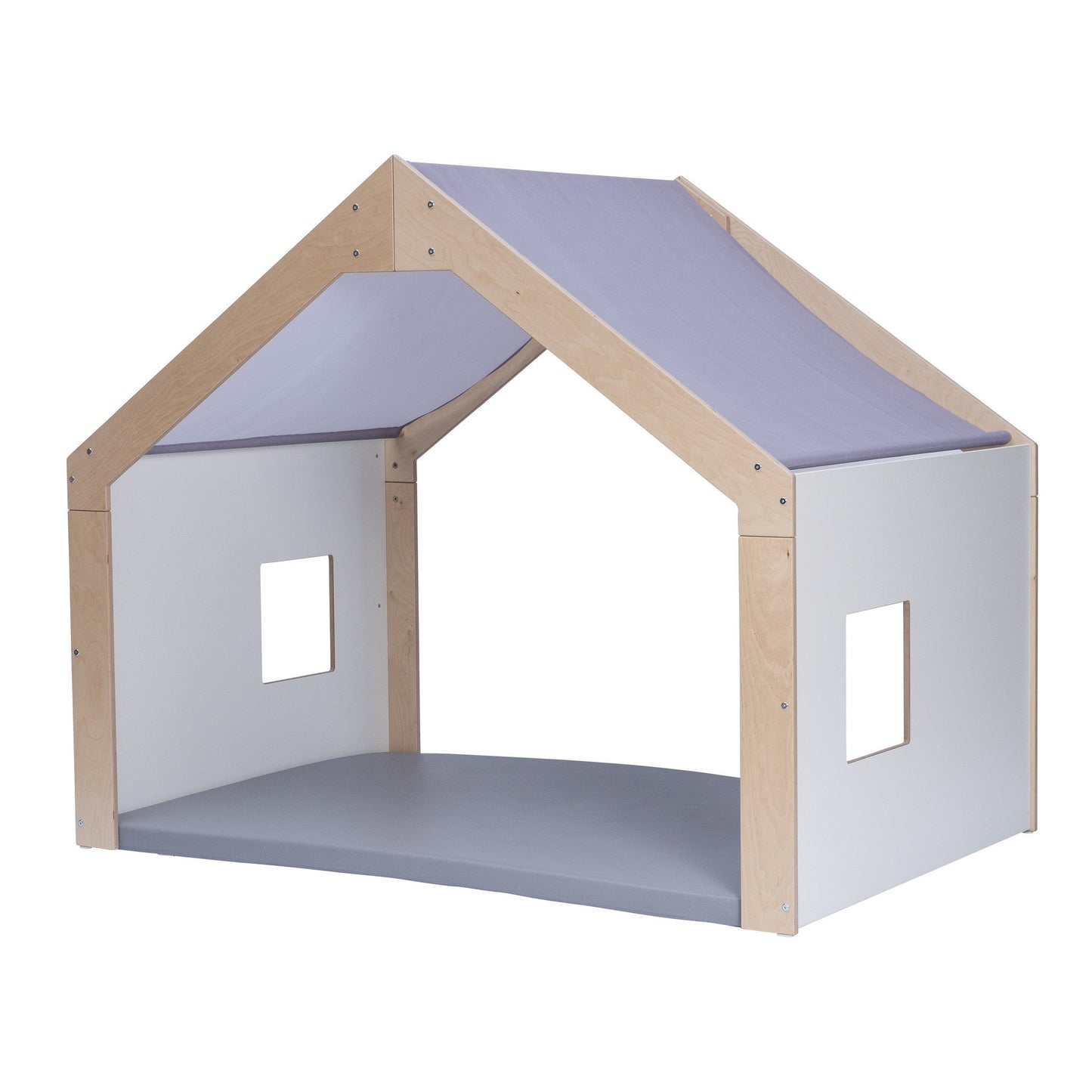Betzold - EduCasa Dream House complete set met speelmat en grijs dakdoek - Playlaan