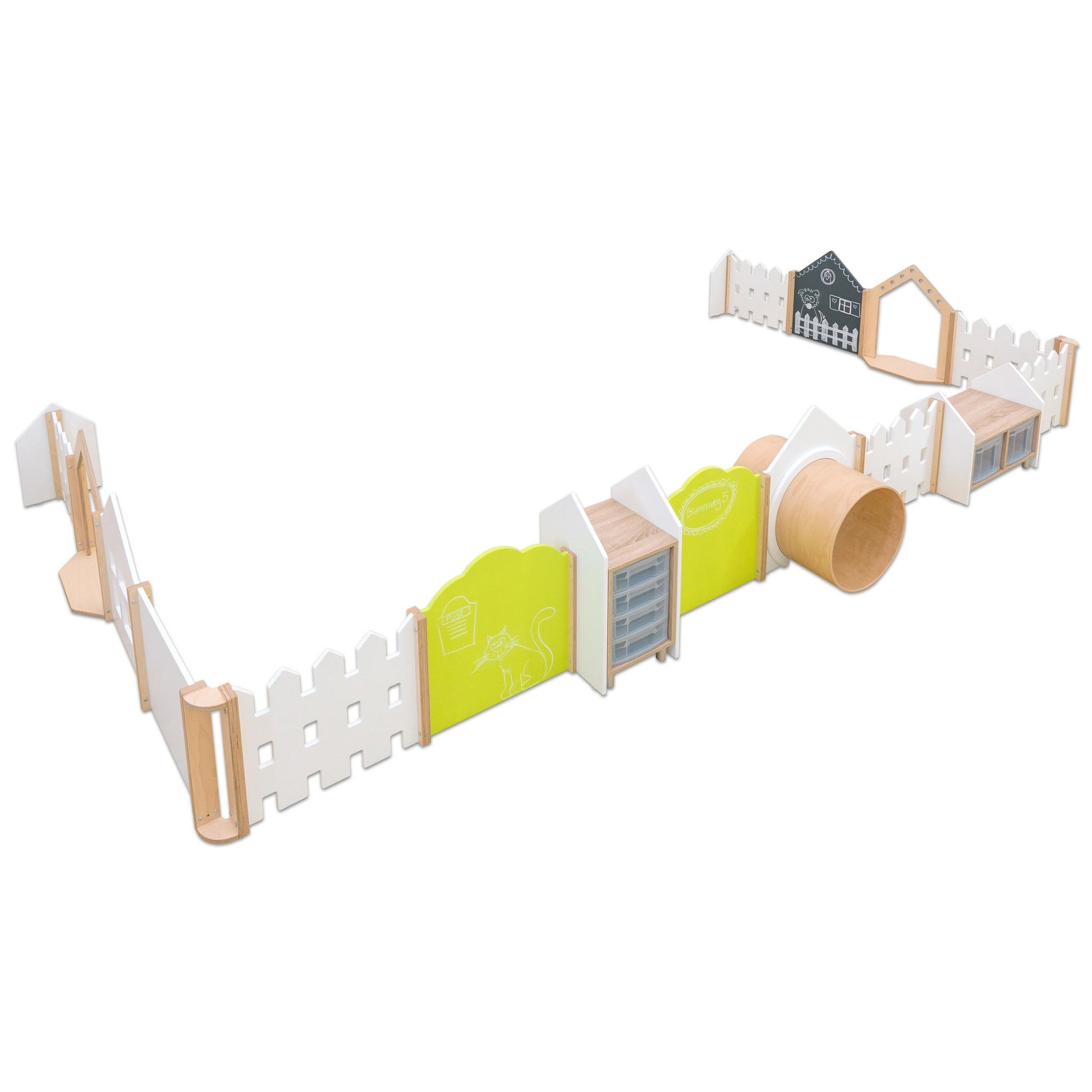 Betzold - EduCasa Grote scheidingswandcombinatie – 33-delig - Playlaan
