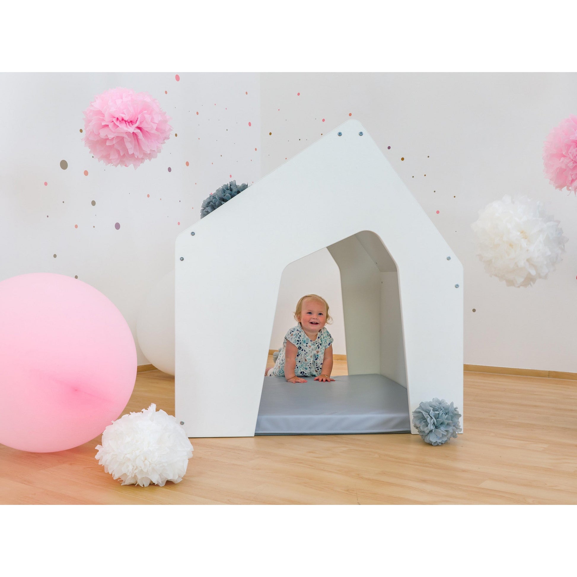 Betzold - EduCasa Speelhuis voor binnen - Wit - Playlaan