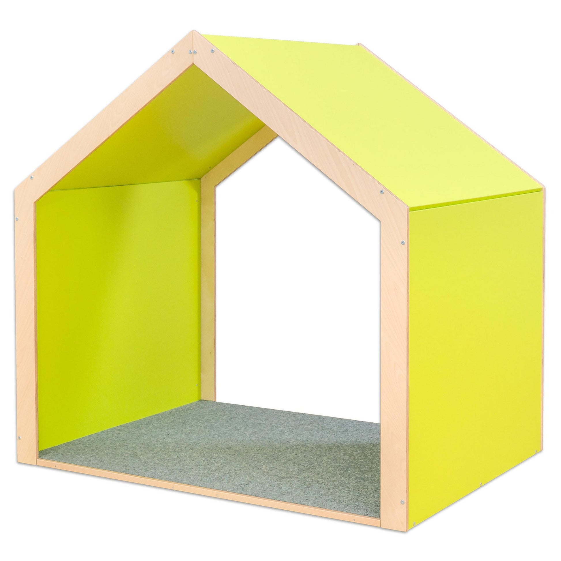 Betzold - EduCasa Speelhuis voor Binnen XXL - Limoengroen - Playlaan