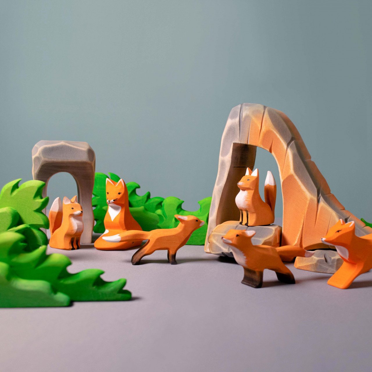 Bumbu Toys - Bumbu Toys - Vos zittend - Playlaan