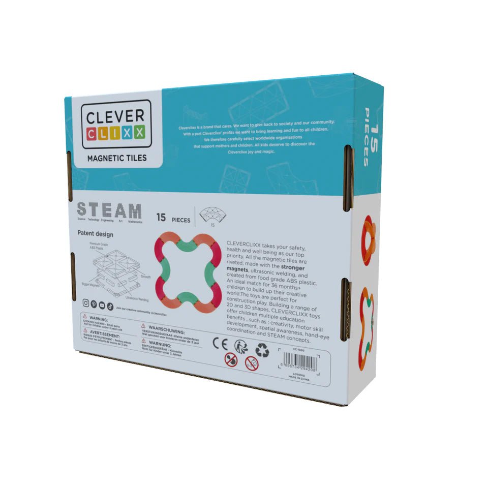 Cleverclixx - Race Track Add-On Curves Intense 15-delig - Playlaan