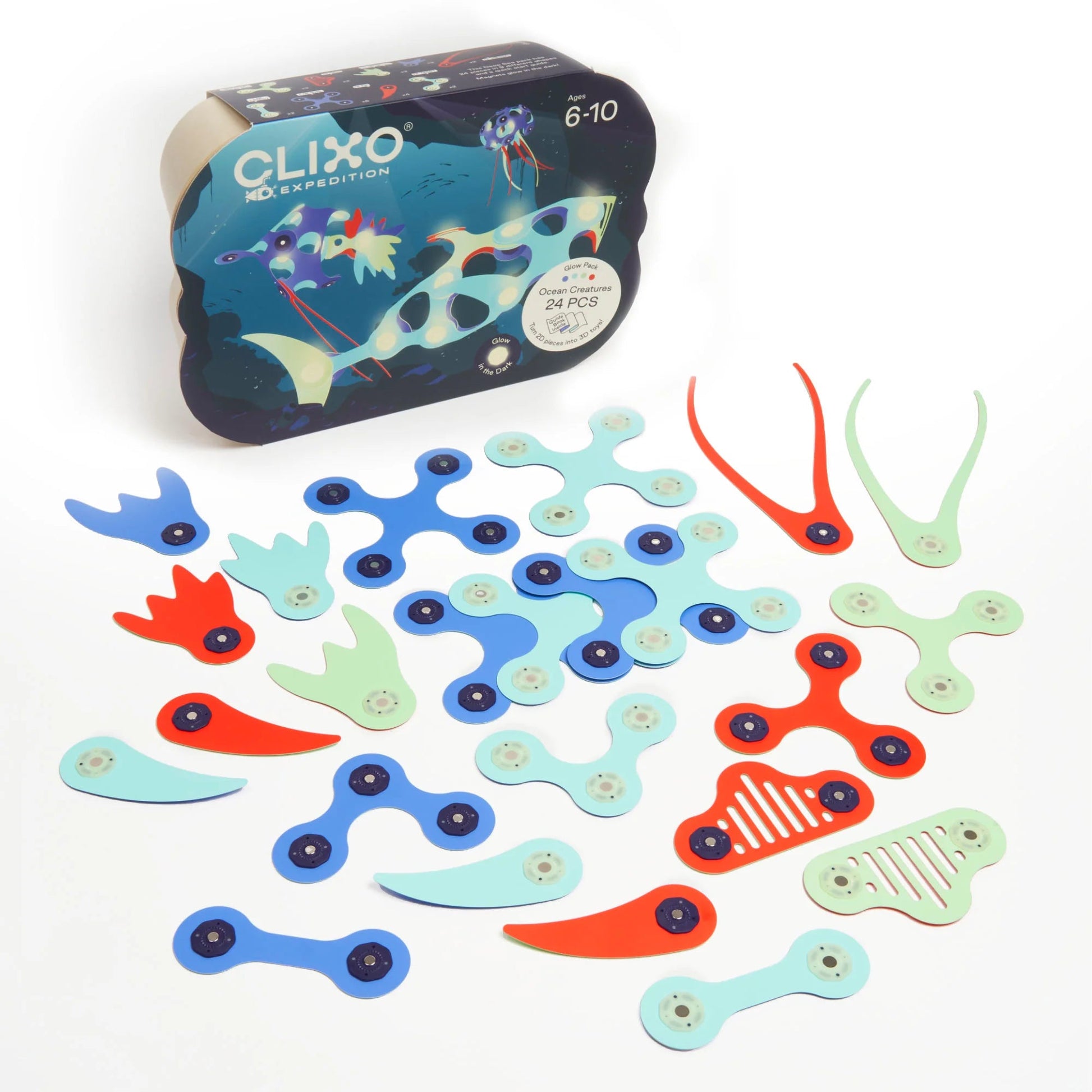 Clixo - Clixo - Ocean Creatures - Adventure Pack - Playlaan
