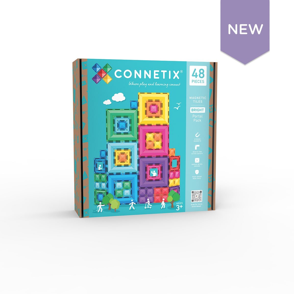 Connetix - Connetix - Bright Portal Pack 48st - Playlaan
