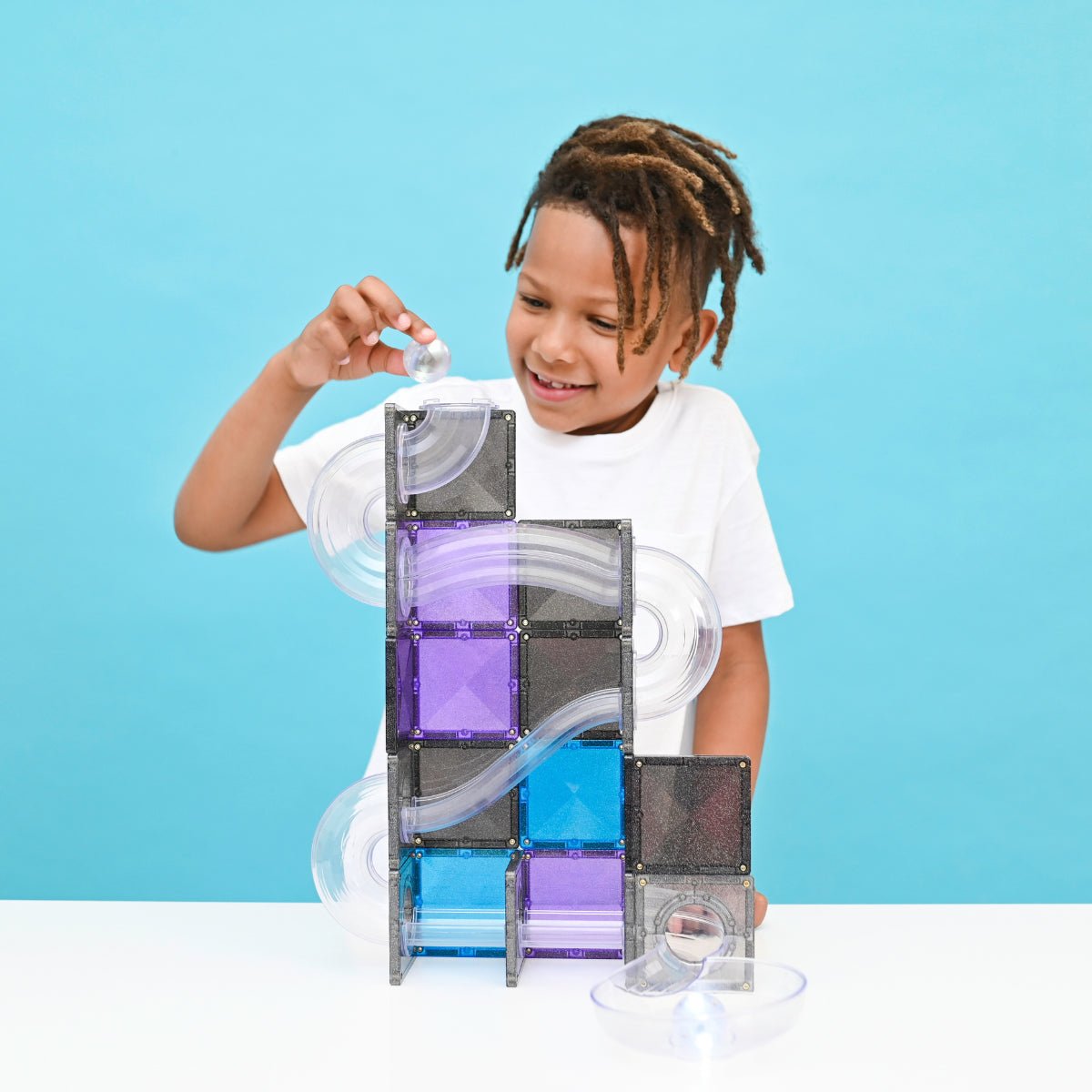 Connetix - Connetix - Galaxy Knikkerbaan Pack - 61 onderdelen - Playlaan
