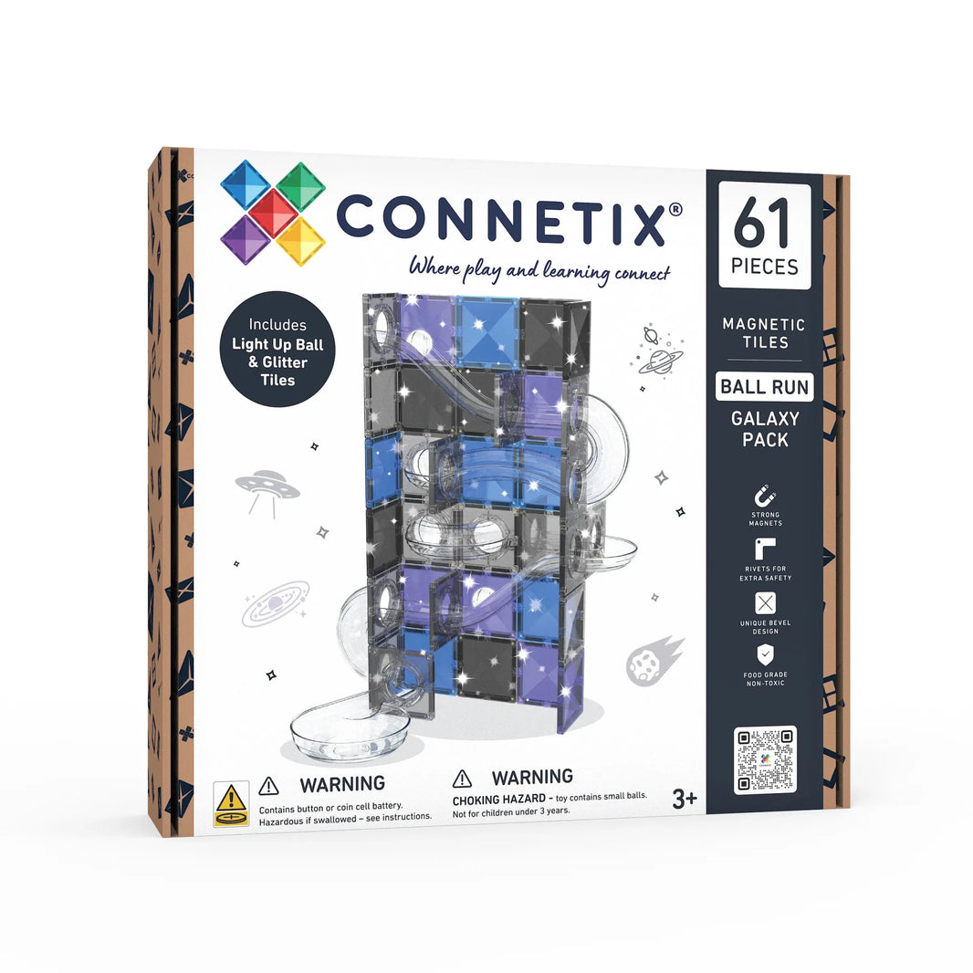 Connetix - Connetix - Galaxy Knikkerbaan Pack - 61 onderdelen - Playlaan