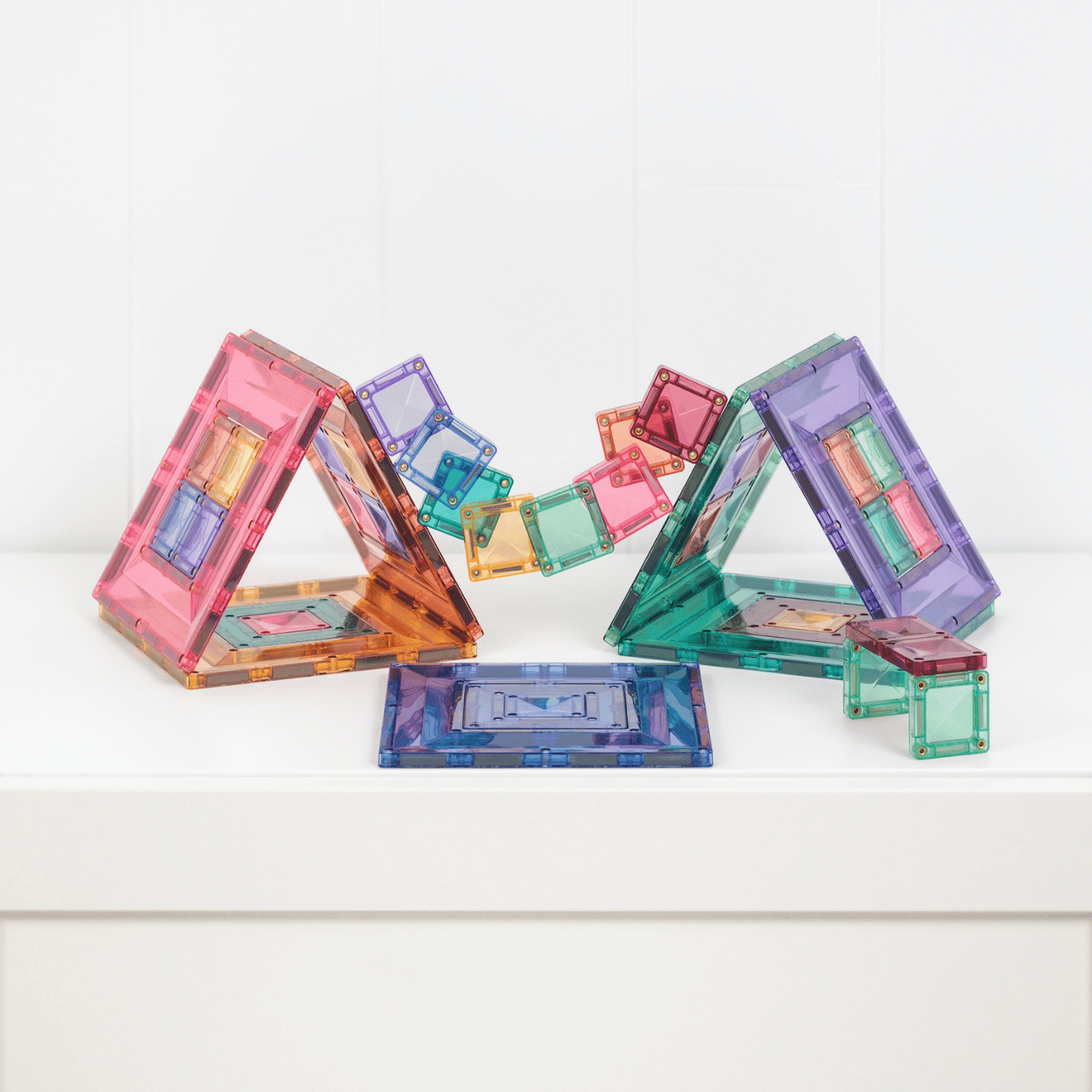 Connetix - Connetix - Pastel Portal Pack 48st - Magnetische tegels - Playlaan