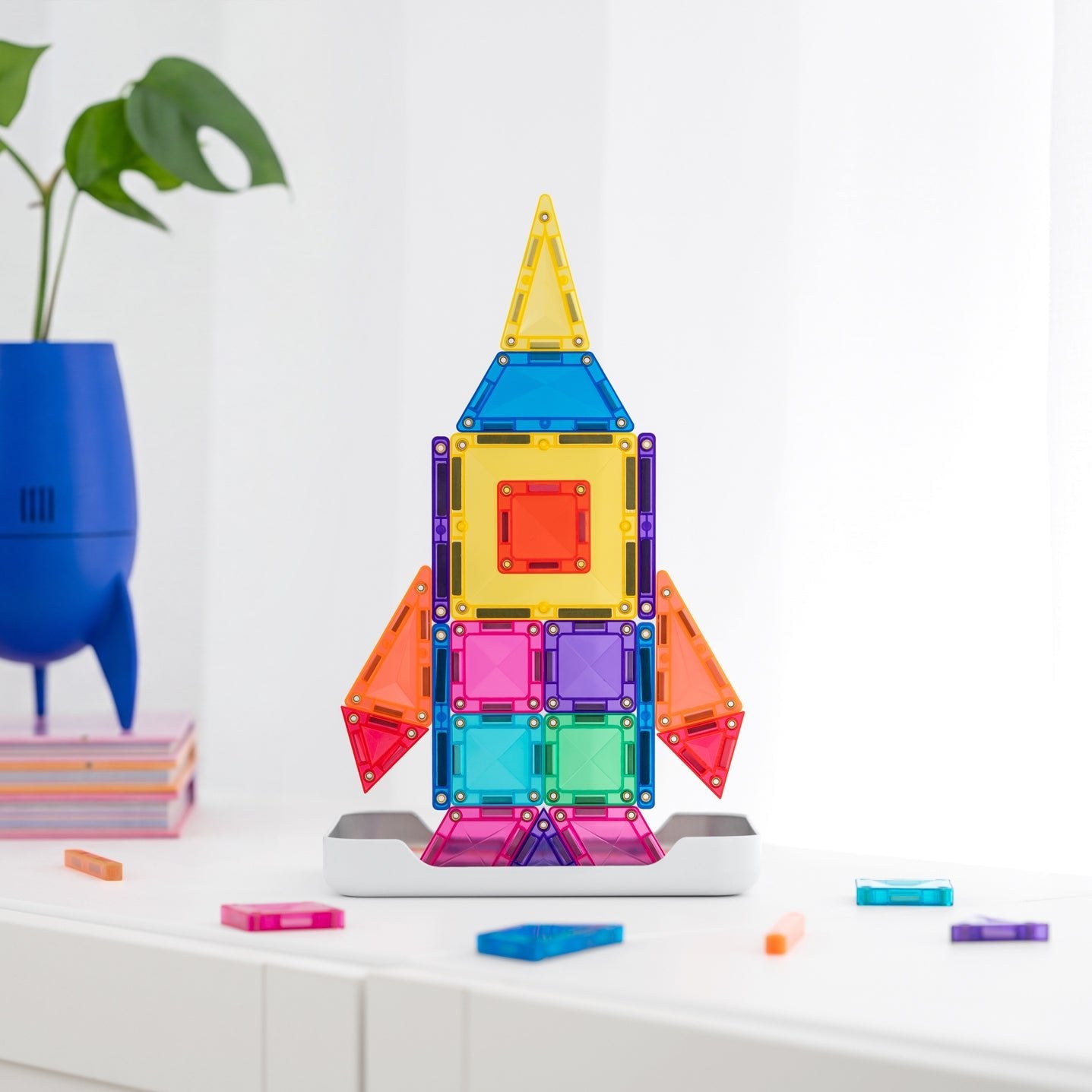 Connetix - Connetix - Travel Mini Pack - 32 mini magnetische tegels - Playlaan