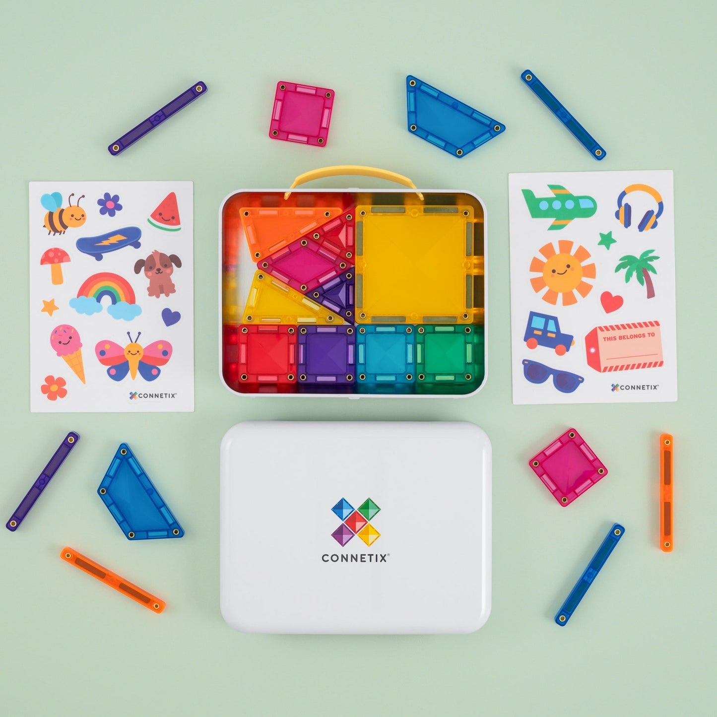Connetix - Connetix - Travel Mini Pack - 32 mini magnetische tegels - Playlaan