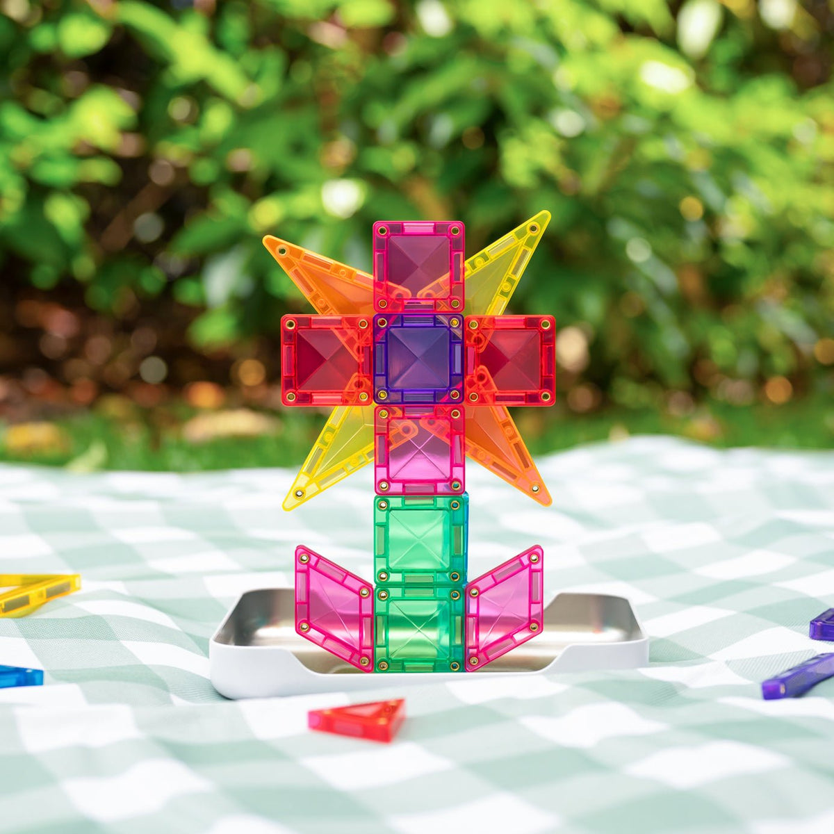 Connetix - Connetix - Travel Mini Pack - 32 mini magnetische tegels - Playlaan