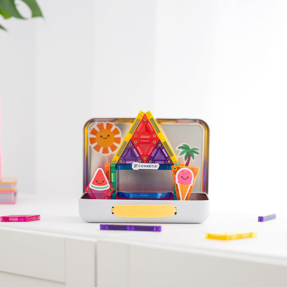 Connetix - Connetix - Travel Mini Pack - 32 mini magnetische tegels - Playlaan