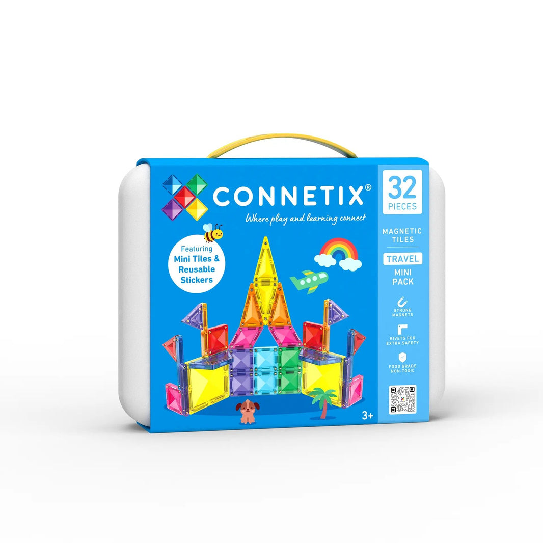 Connetix - Connetix - Travel Mini Pack - 32 mini magnetische tegels - Playlaan