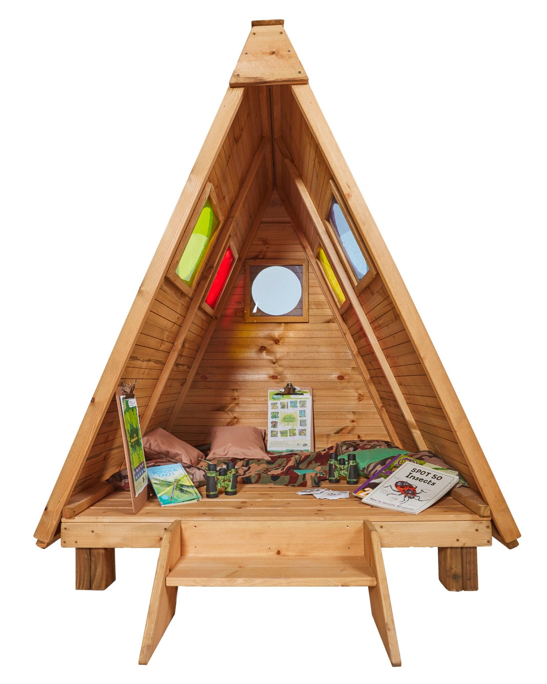 Cosy - Boshut met kleurijke kijkgaatjes - Playlaan