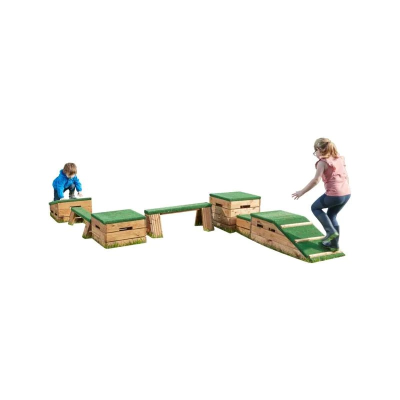 Cosy - Complete set beweeg - en maakparcours Weide (set van 7) - Playlaan