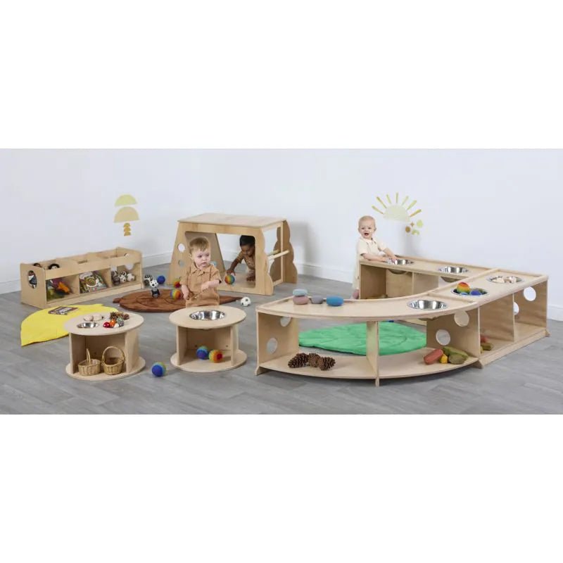 Cosy - Cosy - Cruiser Natural Montessori sensorisch speelmeubel - complete set - Playlaan
